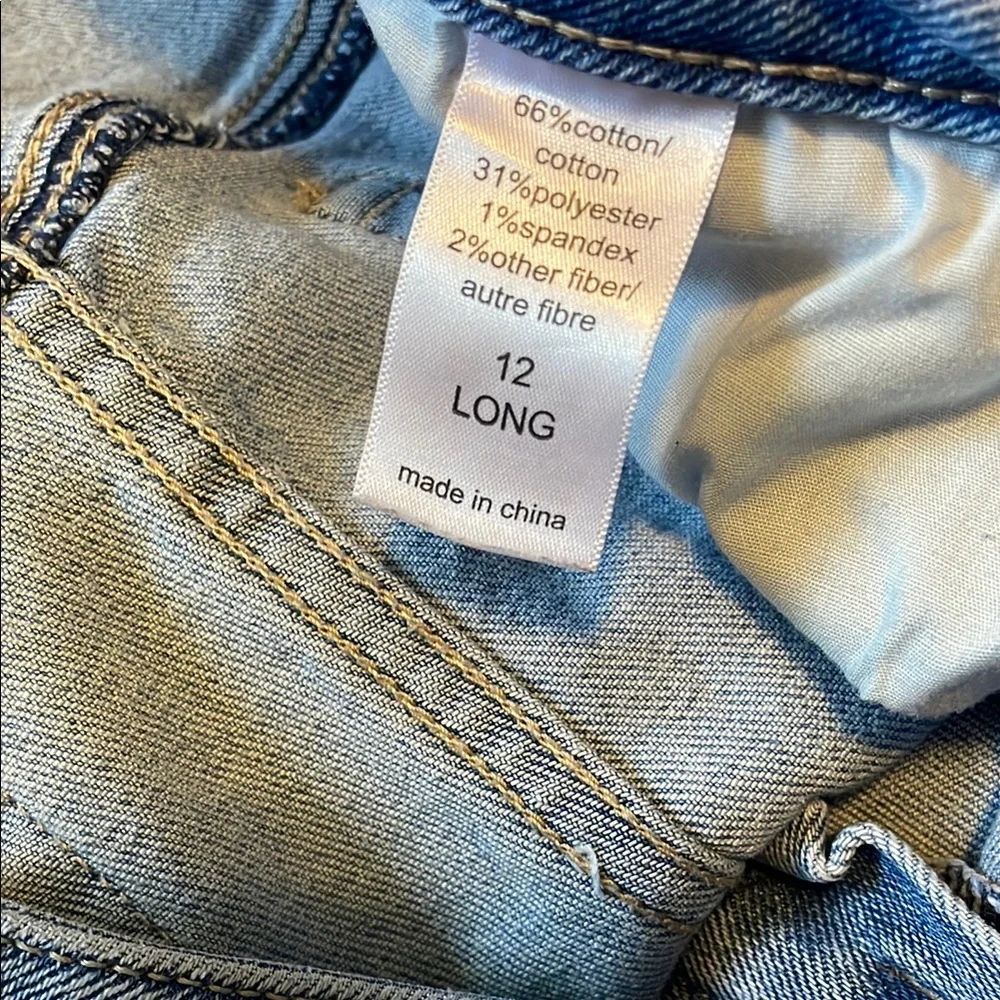 Maurices Light Blue Distressed Skinny Jeans